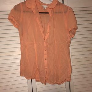 Banana republic button up t shirt